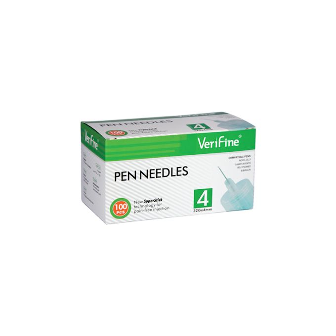 AIGUILLE VERIFINE 4MM B/100
