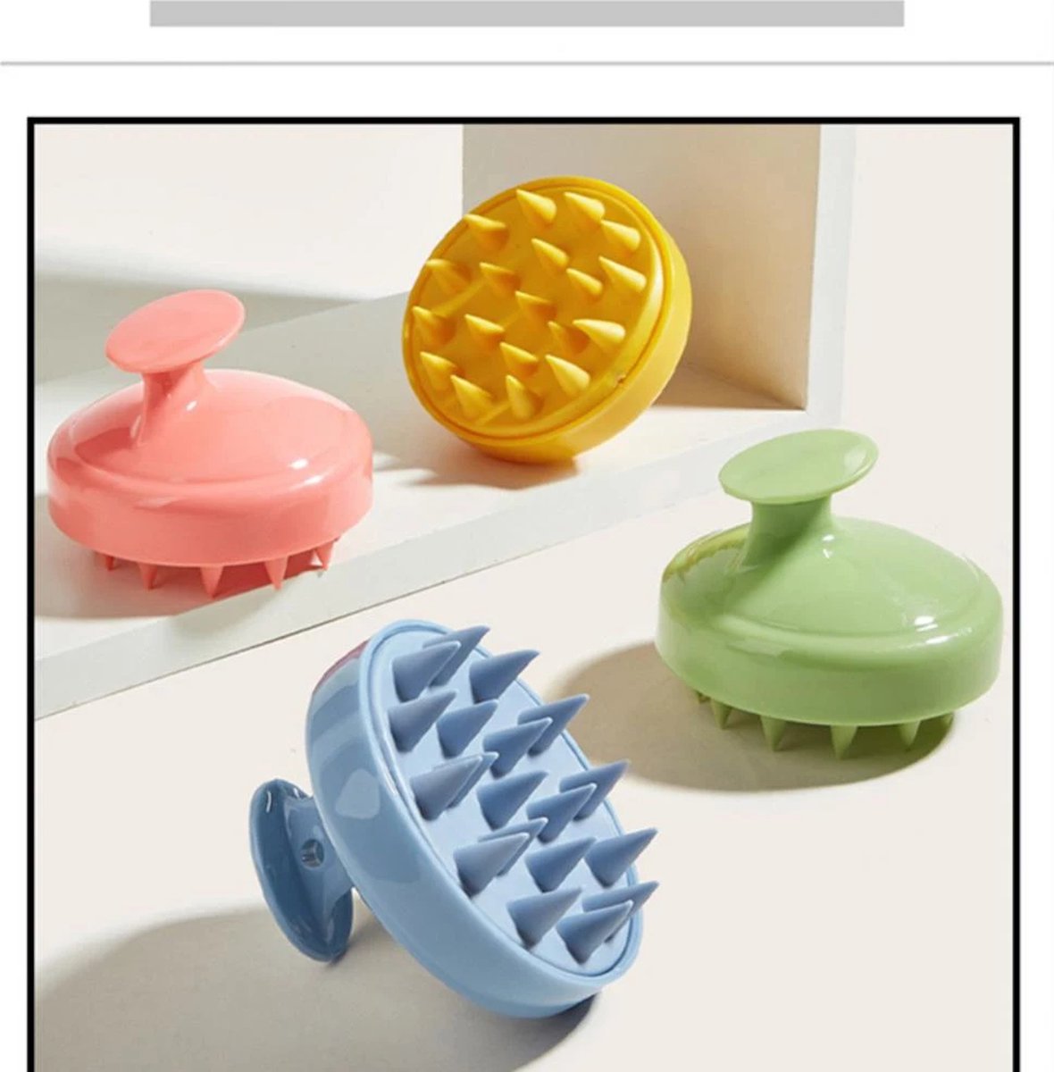 Brosse de massage cuir chevelu
