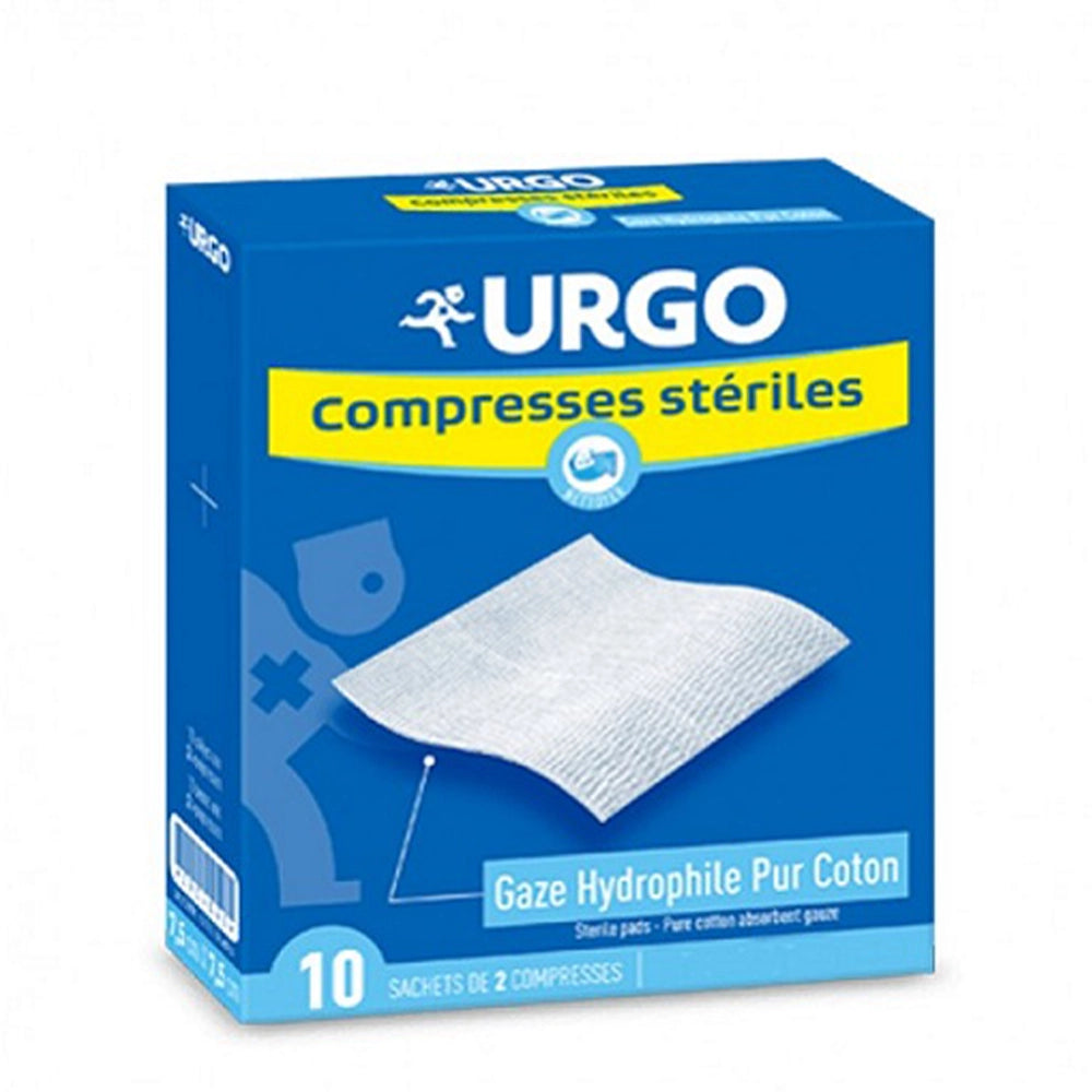 URGO COMPRESSES DE GAZE STÉRILES 40cm×40cm