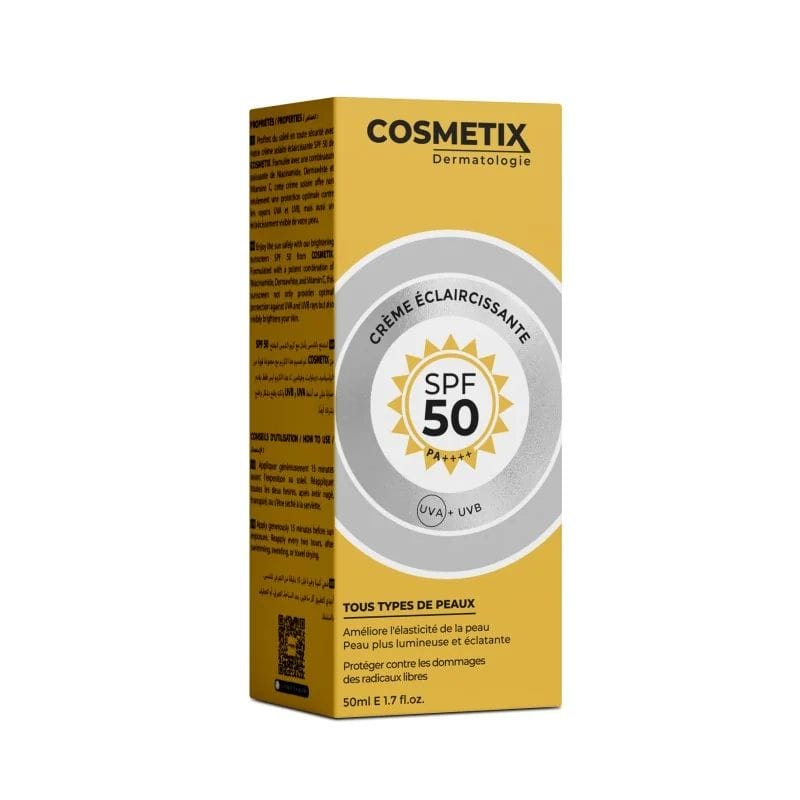 COSMETIX CRÈME ECLAIRCISSANTE SPF 50+ 50ML
