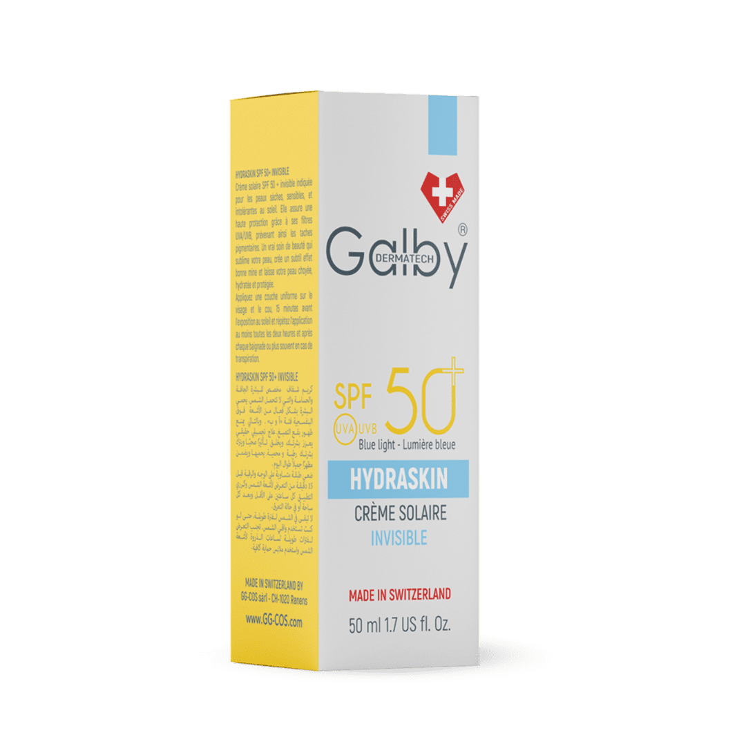GALBY DERMATECH HYDRASKIN CRÈME SOLAIRE INVISIBLE SPF 50+