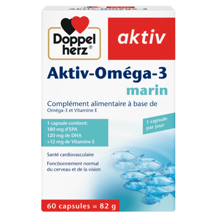 DOPPELHERZ AKTIV OMEGA 3 MARIN