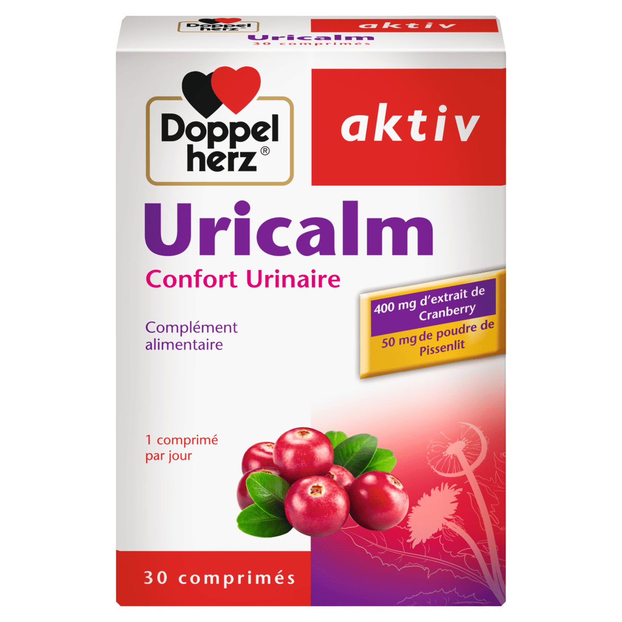 DOPPELHERZ URICALM 30 COMPRIMES