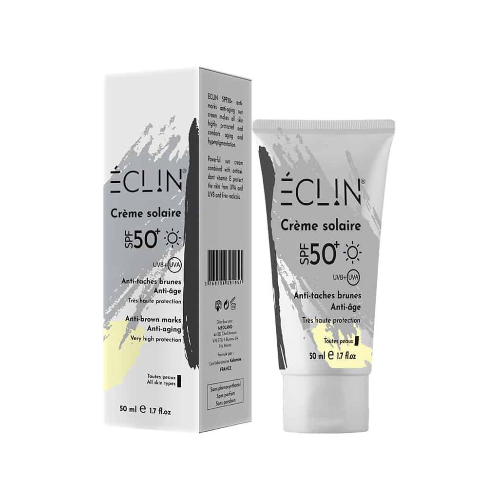 ECLIN CREME SOLAIRE SPF50+ ANTI TACHES ANTI AGE 50mL