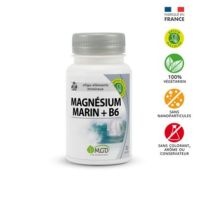 MGD MAGNESIUM MARIN + B6 30 GELULES