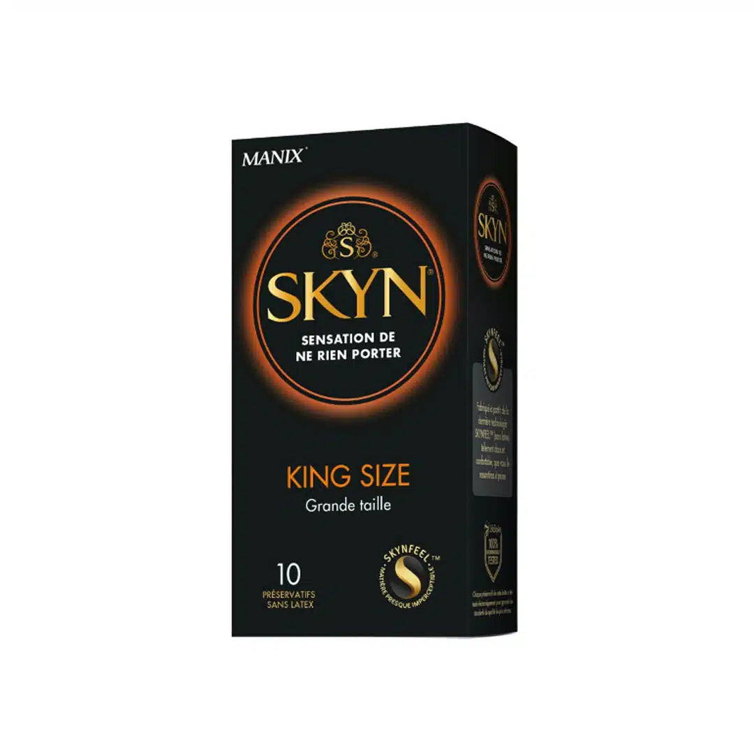 MANIX SKYN KING SIZE GRANDE TAILLE 10u