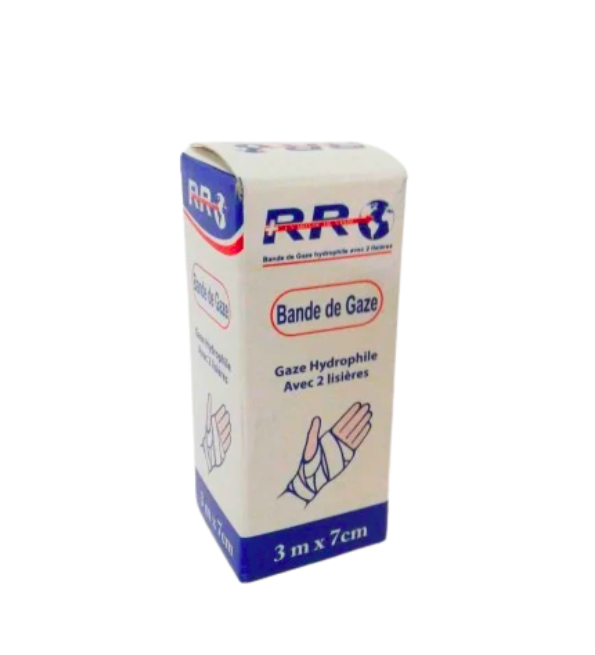 RR BANDE DE GAZE 3M×7CM