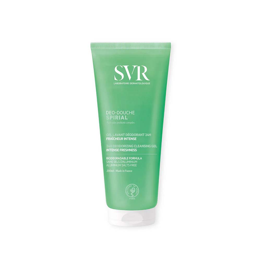 SVR SPIRIAL DEO-DOUCHE GEL LAVANT DEODORANT 24H 200ml