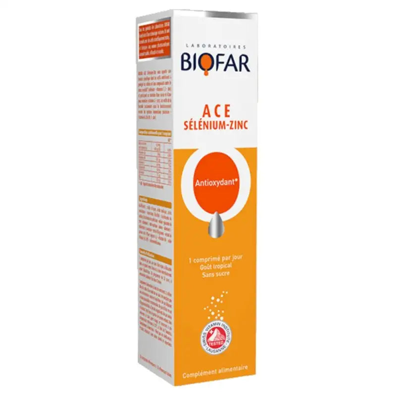 BIOFAR ACE Sélénium Zinc 30 comprimés