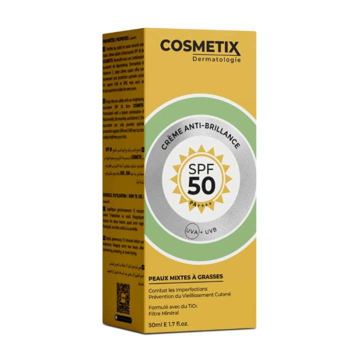 COSMETIX CREME ANTI-BRILLANCE SPF50+ 50ML
