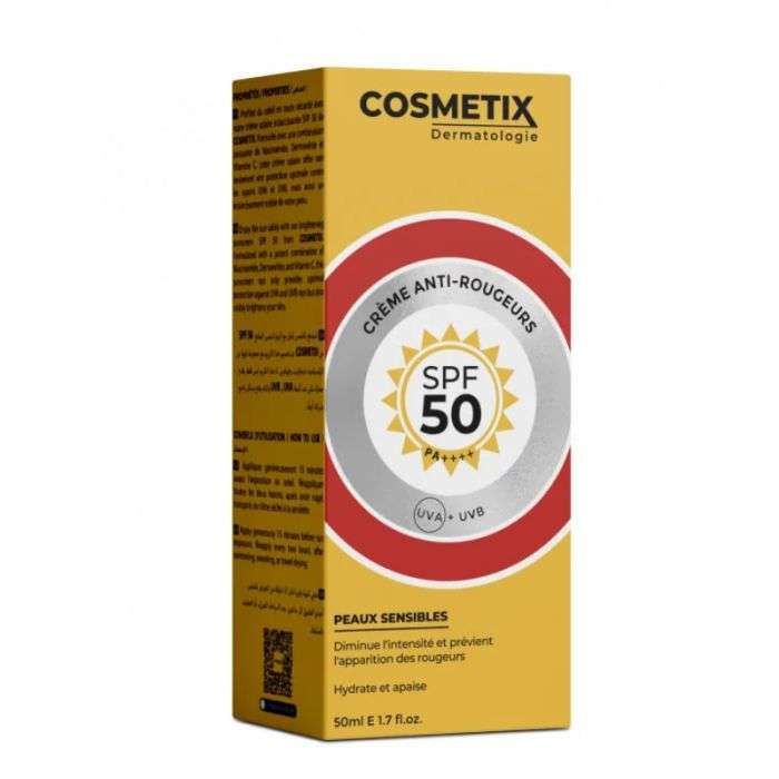 COSMETIX CRÈME ANTI-ROUGEURS SPF 50+ 50 ML