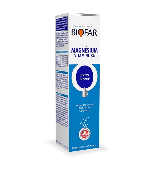 BIOFAR Magnésium vitamine B6 30 comprimés