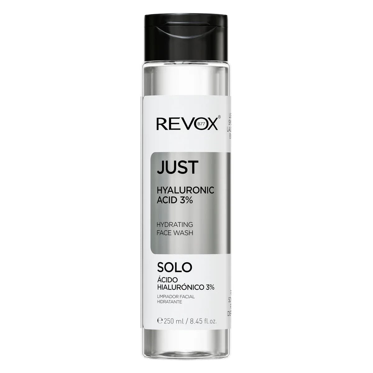 REVOX JUST Acide Hyaluronique 3% Gel nettoyant 250ml