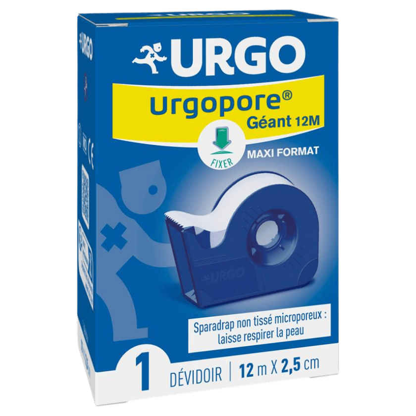URGO URGOPORE SPARADRAP NON TISSE SOUPLE MICROPOREUX 5M*2.5CM