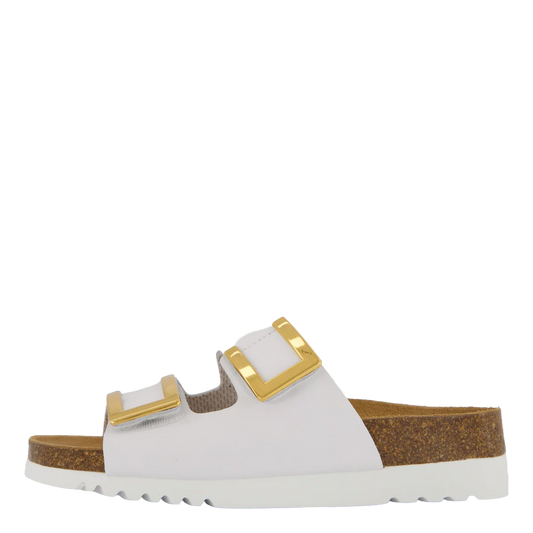 Sandale Monterey 2 straps Blanche