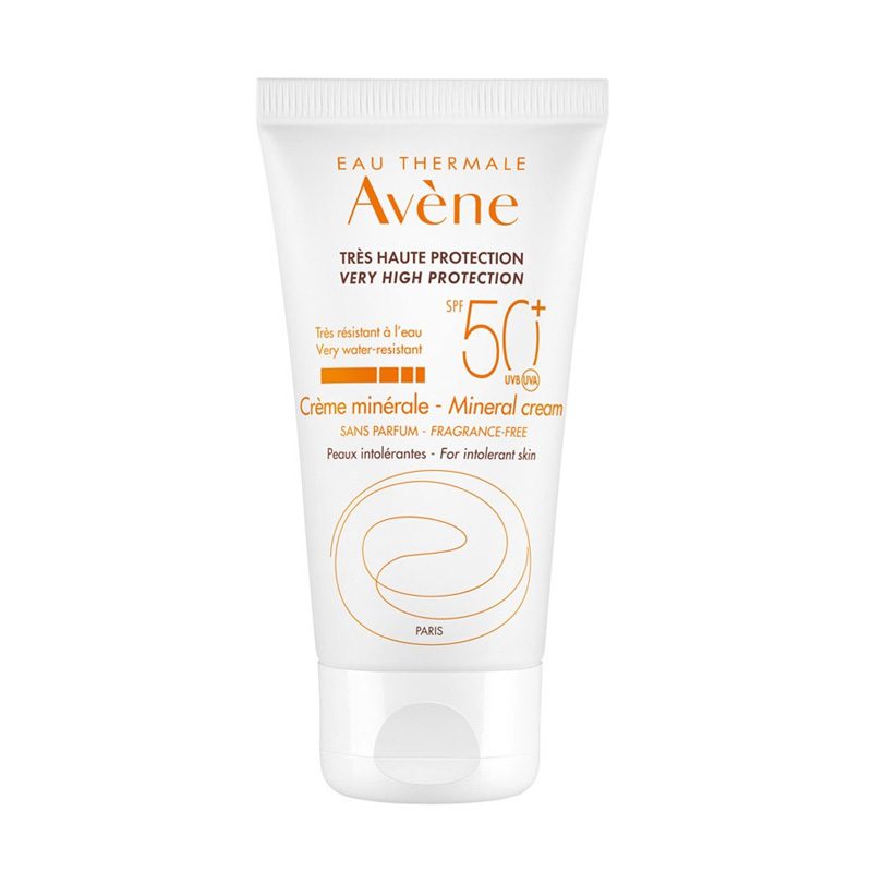 AVÈNE SOLAIRE CREME MINERALE SPF50+ 50mL