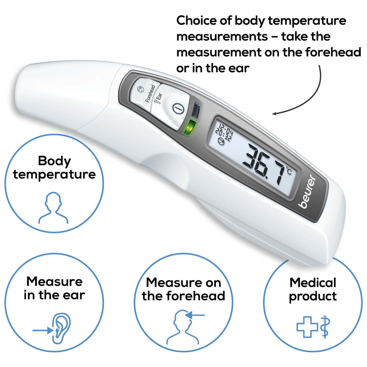 BEURER THERMOMETRE MULTI FONCTIONS FT65