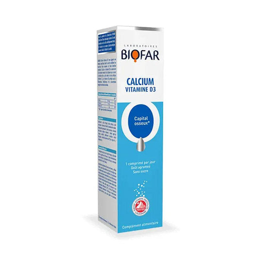 BIOFAR Calcium vitamine D3 30 comprimés