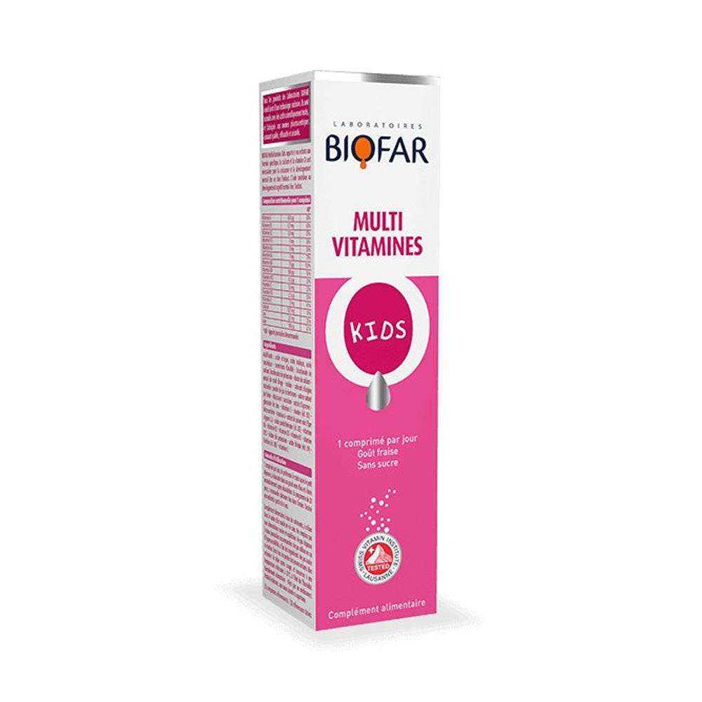 BIOFAR MULTIVITAMINES KIDS 30 comprimés