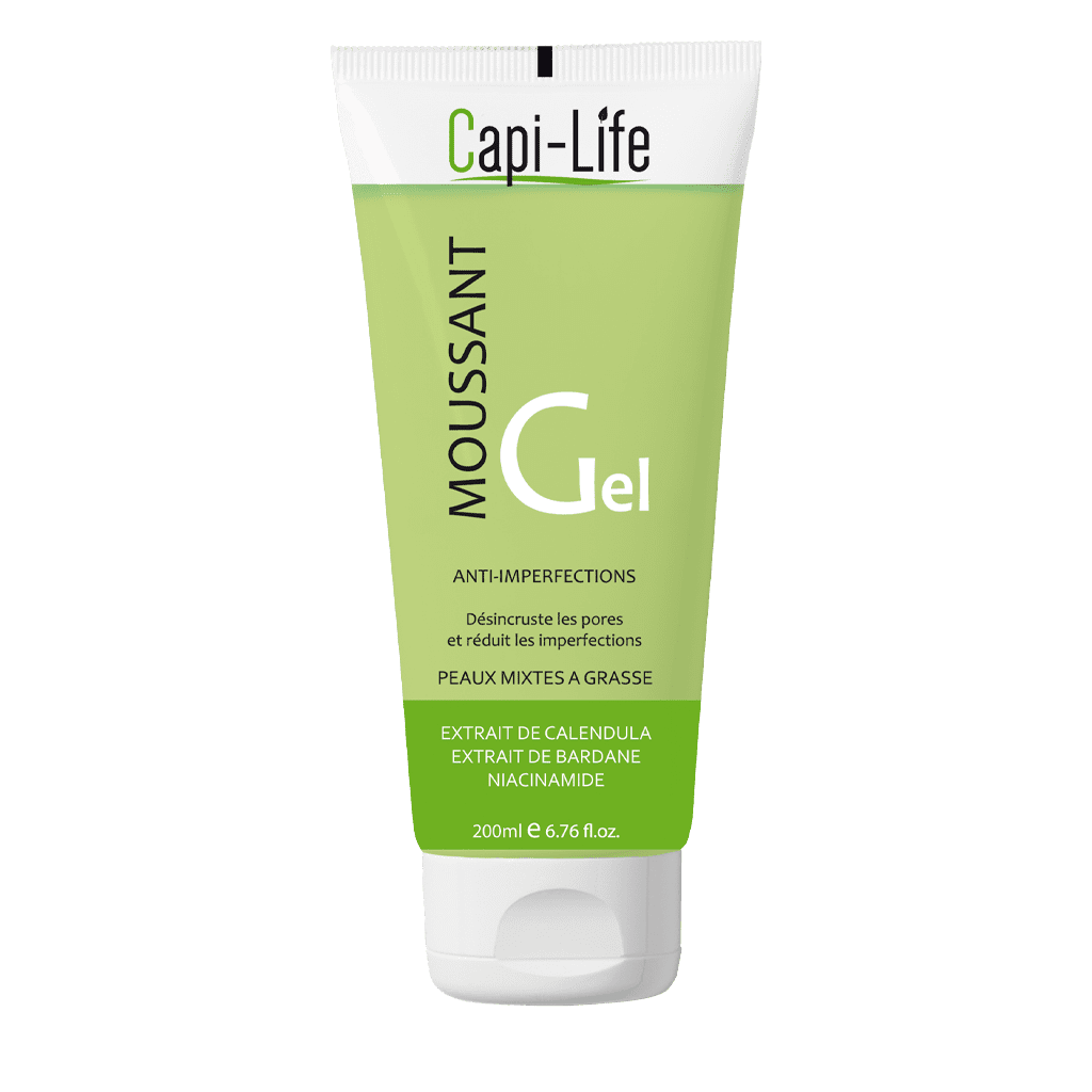 CAPI-LIFE Ecran solaire matifiant+ gel nettoyant 50ml offert