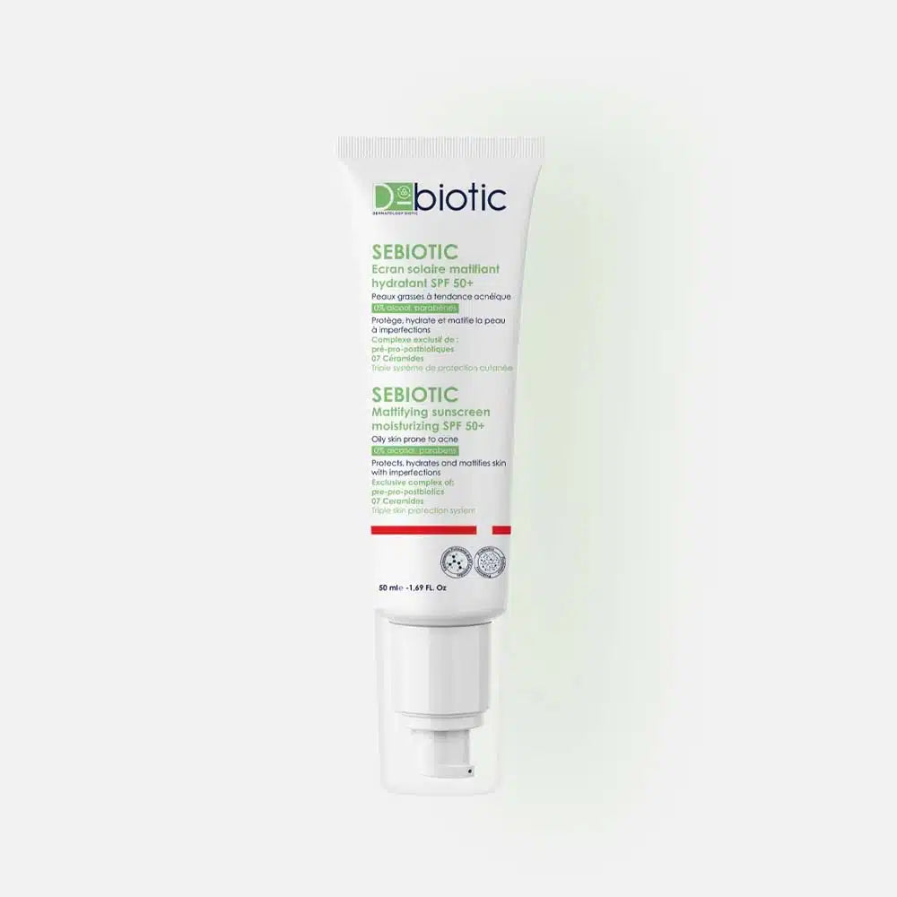 D-BIOTIC SEBIOTIC ECRAN SOLAIRE MATIFIANT SPF50+ 50ml