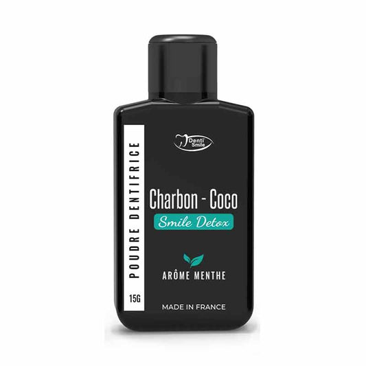DENTI SMILE CHARBON COCO POUDRE DENTIFRICE 15g
