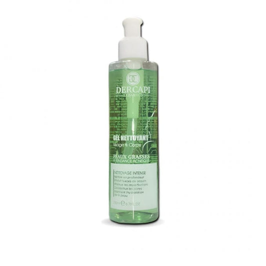 DERCAPI GEL NETTOYANT PEAU GRASSE 200ML