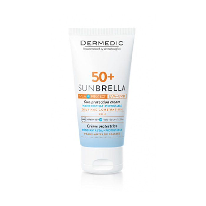 DERMEDIC SUNBRELLA SPF50+ PEAUX GRASSES À MIXTES
