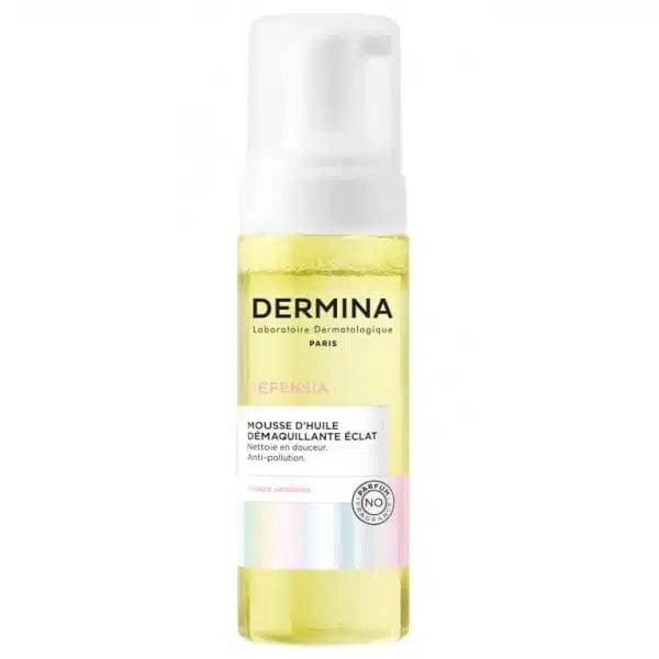 DERMINA DEFENSIA MOUSSE D’HUILE NETTOYANTE ÉCLAT 150ML