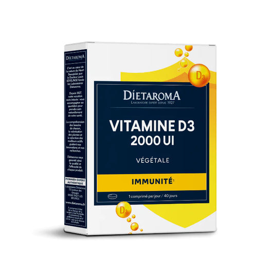 DIETAROMA VITAMINE D3 VÉGÉTALE 2000UI