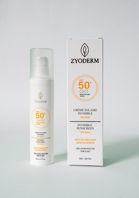 ZYODERM Crème Solaire Invisible SPF 50+ – 50 ml