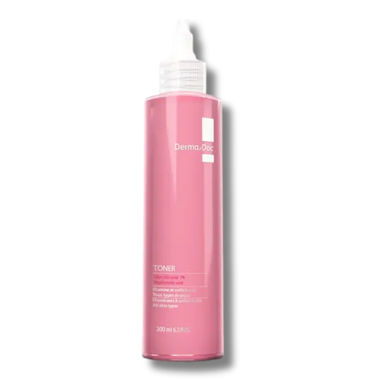 DERMADOC TONER EXFOLIANT GLYCOLIC ACID 7% & HYALURONIC ACID 200ML