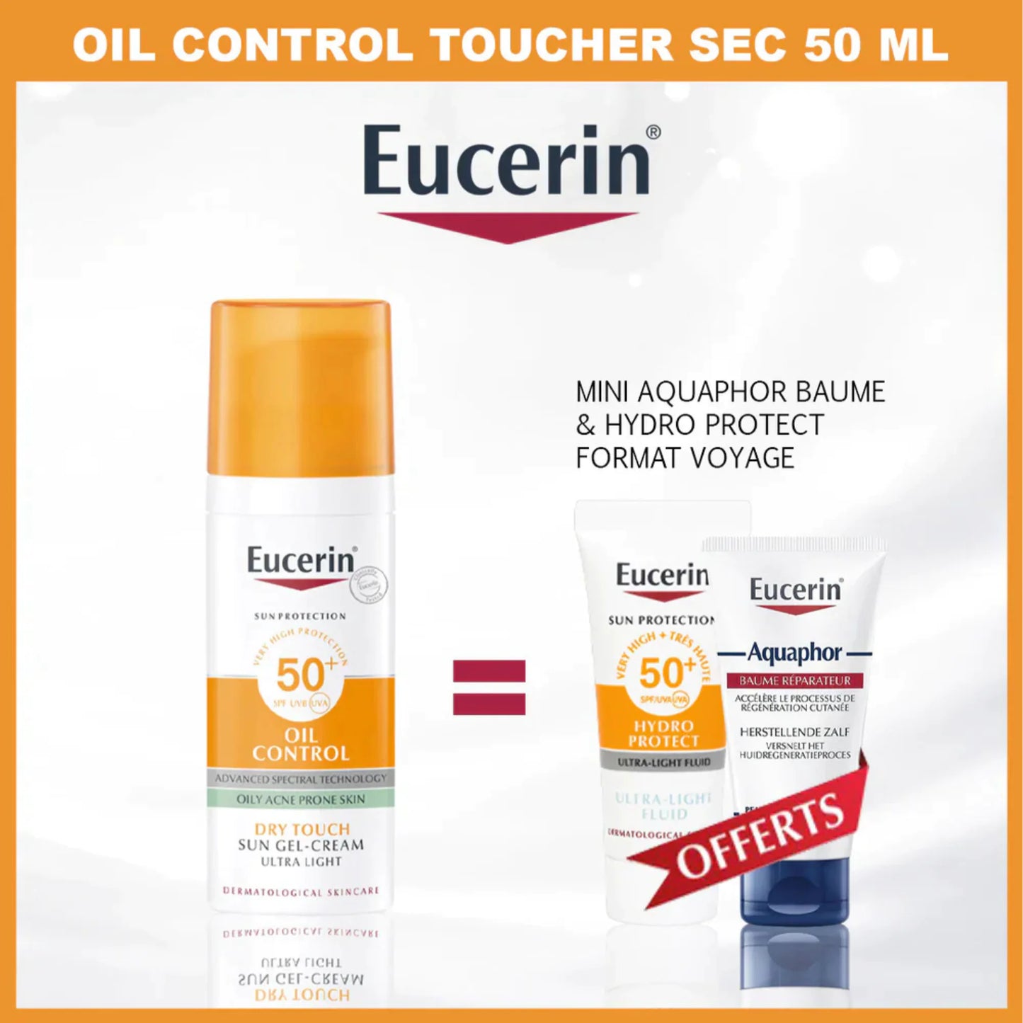 EUCERIN SUN PROTECTION OIL CONTROL GEL-CRÈME SPF50+ 50mL
