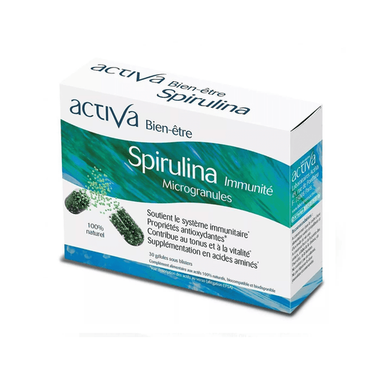 ACTIVA BIEN-ÊTRE SPIRULINA 30 GÉLULES