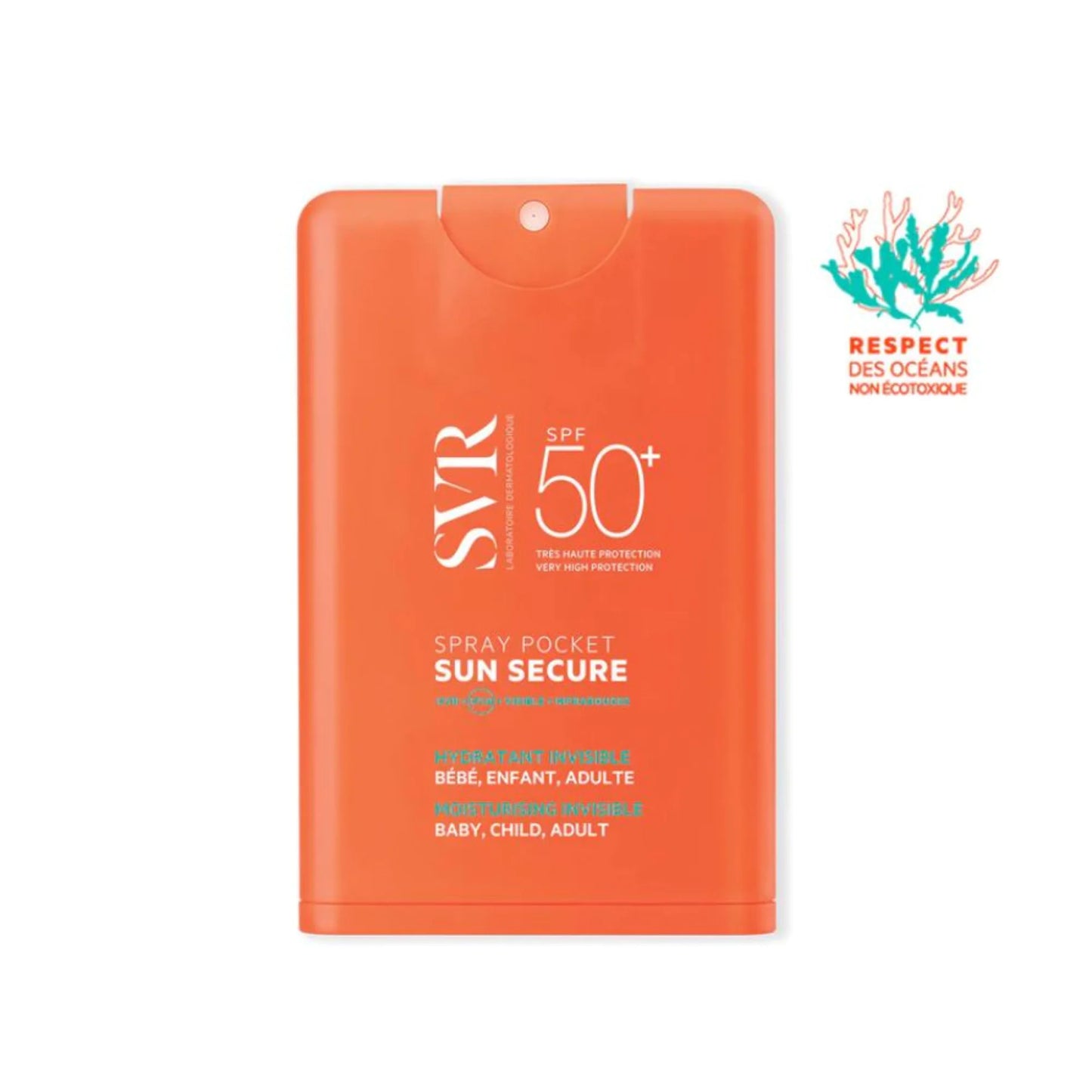 SVR ECRAN SUN SECURE SPRAY POCKET SPF50+ 20ML