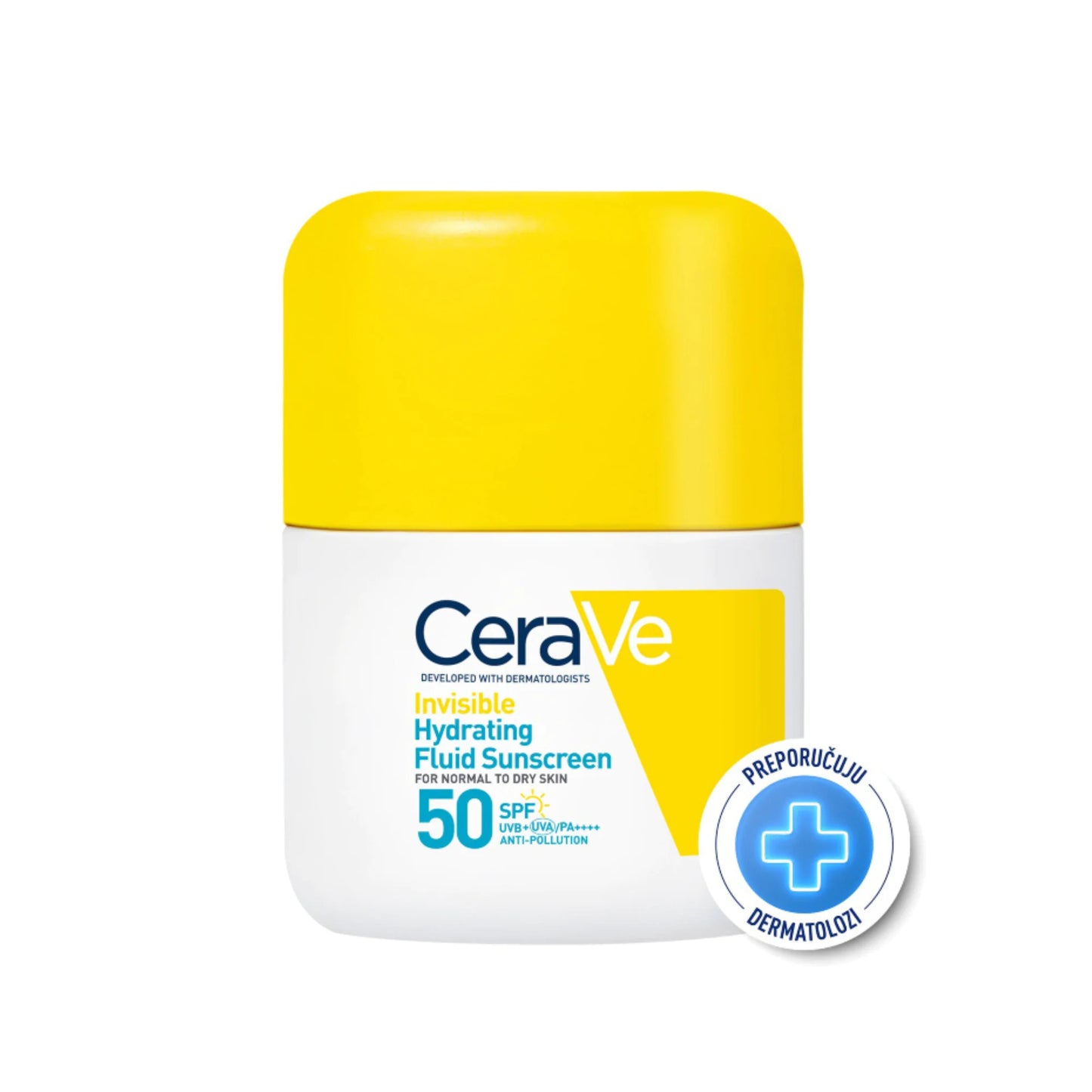 CERAVE INVISIBLE HYDRATING FLUID SUNSCREEN SPF 50