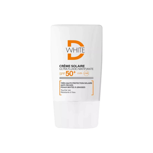 D-WHITE CRÈME SOLAIRE ULTRA FLUIDE MATIFIANTE SPF50+ 40ML