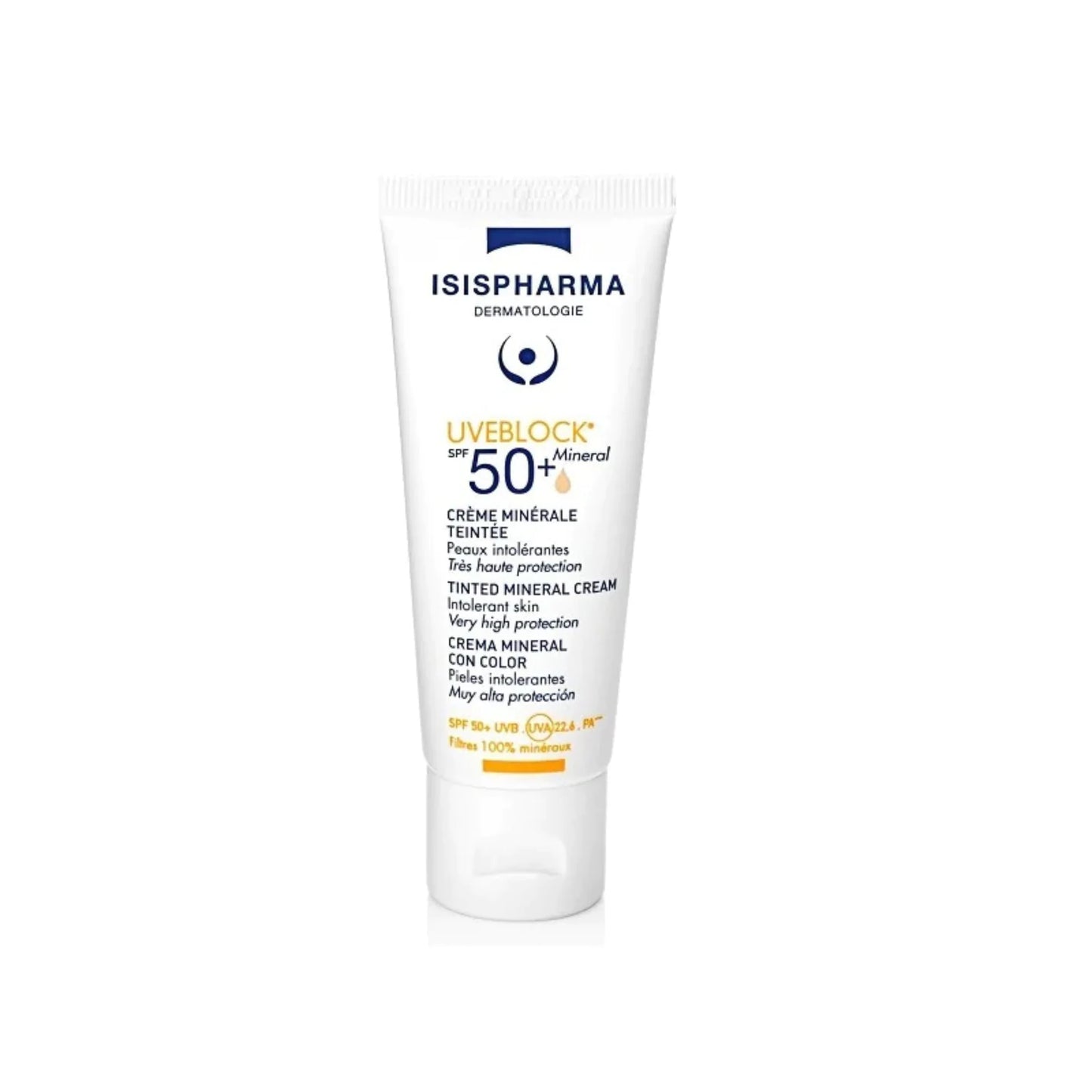 ISISPHARMA UVEBLOCK 50+ MINERALE TEINTEE 40 ML