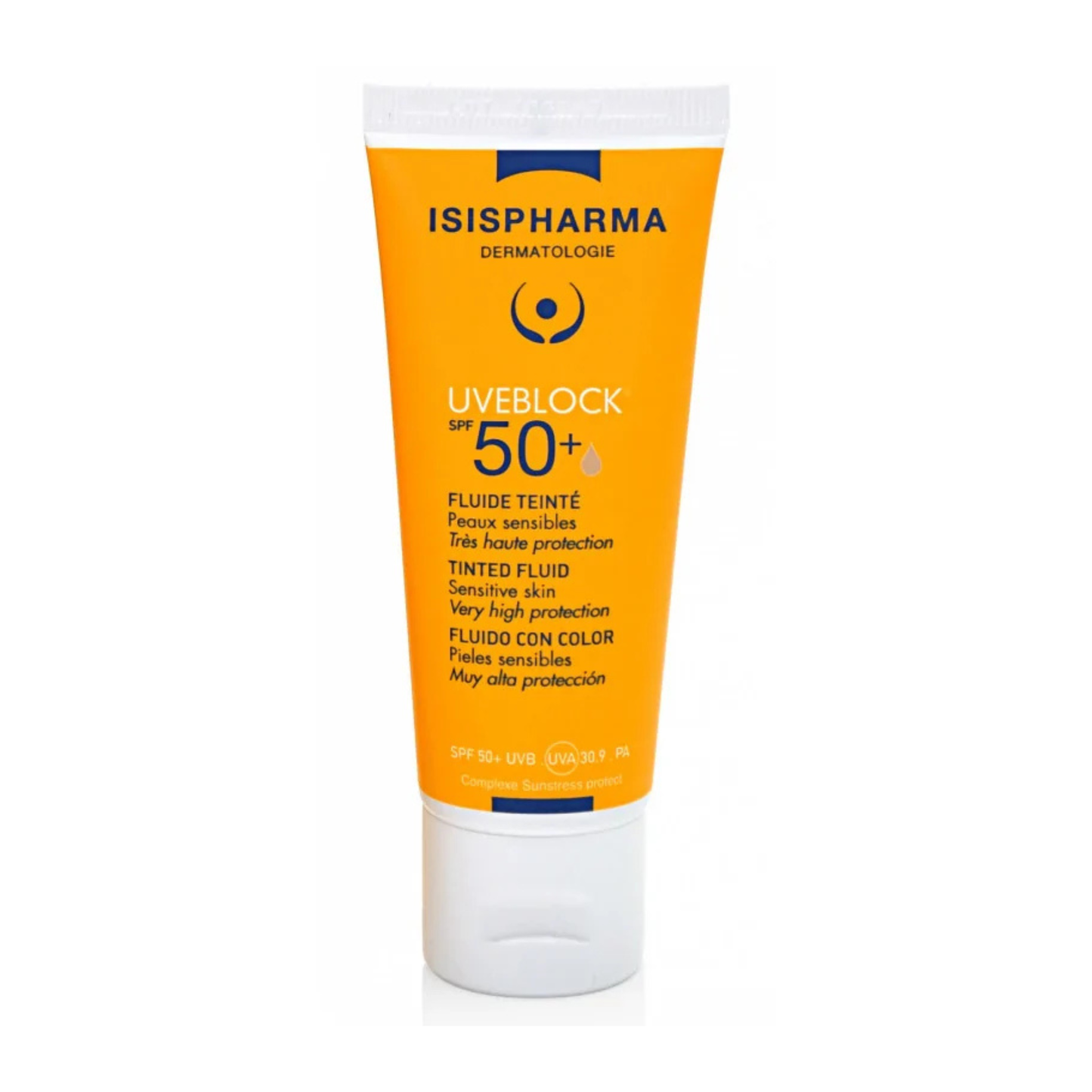 ISISPHARMA UVEBLOCK SPF50+ FLUIDE TEINTE TRÈS HAUTE PROTECTION 40ML