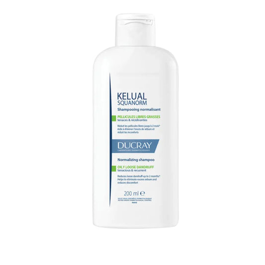DUCRAY KELUAL SQUANORM SHAMPOING TRAITANT ANTIPELLICULAIRE GRASSES 200mL
