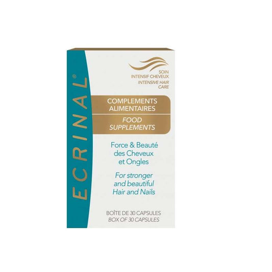 ECRINAL COMPLEMENT ALIMENTAIRE CHEVEUX ET ONGLES 30 CAP