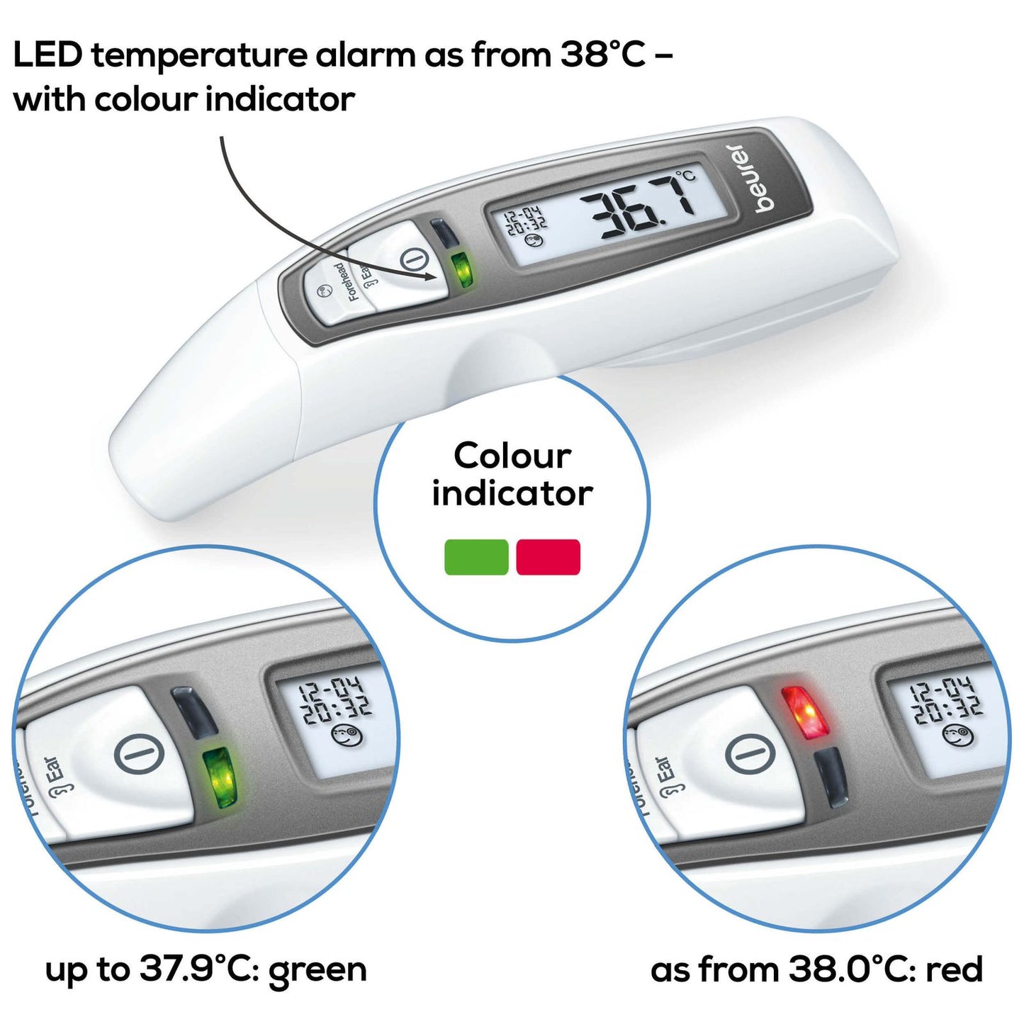 BEURER THERMOMETRE MULTI FONCTIONS FT65