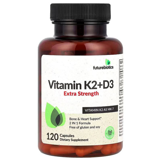FUTUREBIOTICS VITAMINE K2+D3 EXTRA 120CAP