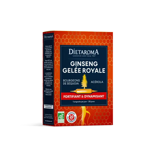 DIETAROMA GINSENG GELÉE ROYALE BIO 20 AMPOULES