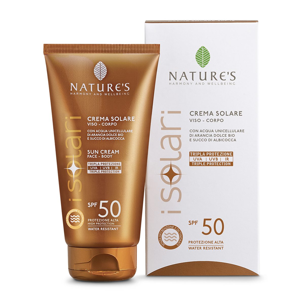 NATURE’S ISOLARI CREME SOLAIRE VISAGE&CORPS SPF50 150ML