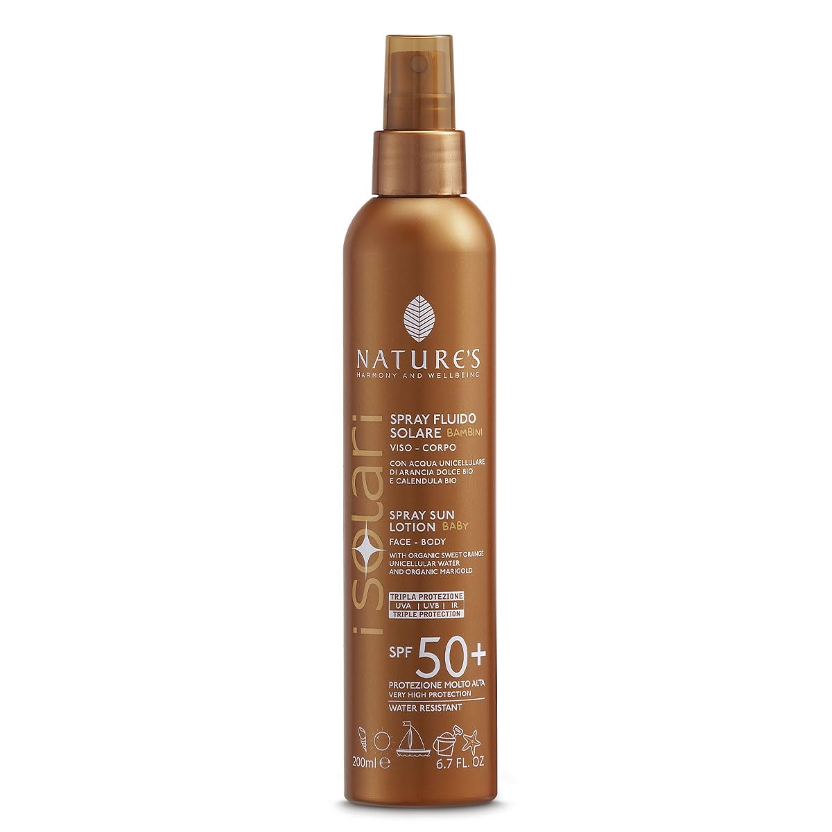 NATURE’S ISOLARI SPRAY SOLAIRE BEBE VISAGE&CORPS SPF 50+ 200ML