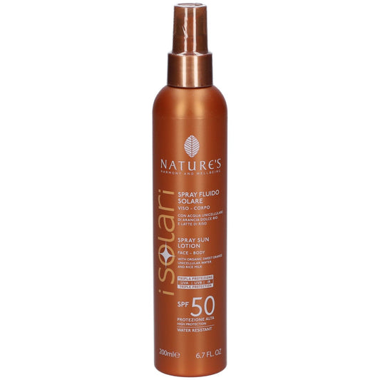 NATURE’S ISOLARI SPRAY SOLAIRE VISAGE&CORPS SPF50 200ML