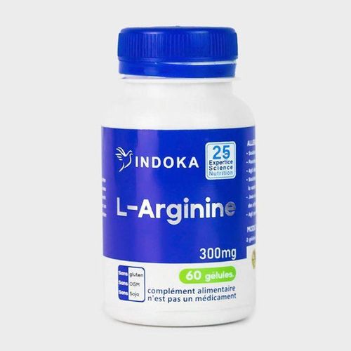INDOKA L-ARGININE 300MG 60 GELULES