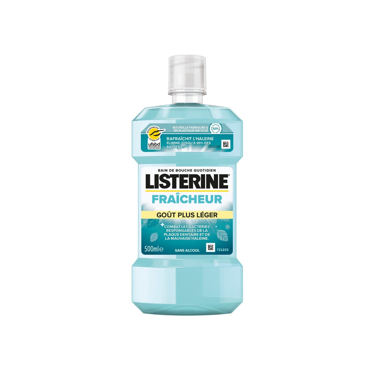 LISTERINE BAIN DE BOUCHE FRAÎCHEUR GOÛT PLUS LÉGER