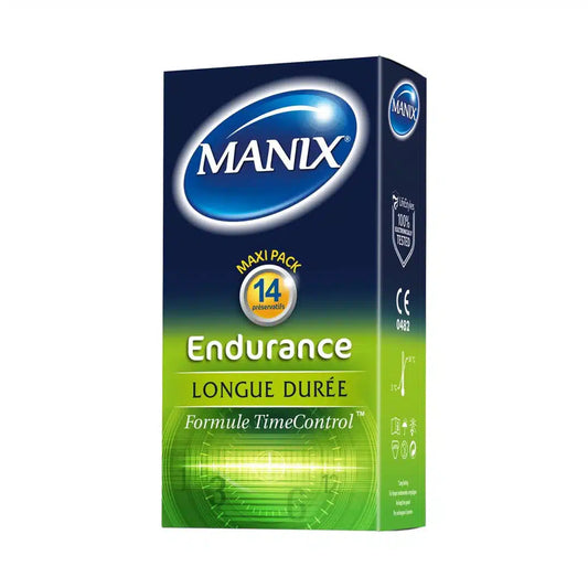 MANIX ENDURANCE PRÉSERVATIFS LONGUE DURÉE 14u